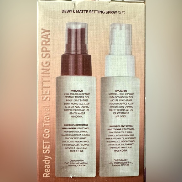 Dewy & Matte Setting Spray Set - Picture 3 of 3